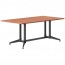 Typhoon Meeting Table with Black Legs