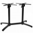 Vania Aluminium Twin Flip Top Outdoor Table Base