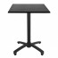 Vania Black Stackable Indoor Outdoor Folding Table
