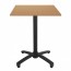 Vania Black Stackable Indoor Outdoor Folding Table