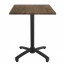 Vania Black Stackable Indoor Outdoor Folding Table