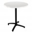Vania Round Black Stackable Indoor Outdoor Folding Table