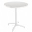 Vania Round White Stackable Indoor Outdoor Folding Table