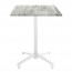 Vania White Stackable Indoor Outdoor Folding Table