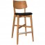 Vanja Bar Stool Faux Leather