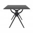 Vento Rectangle Commercial Outdoor Dining Table