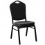 Viktoria Stackable Function Chair Black Fabric