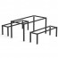 Vivia Outdoor Low Seat Frame with Footrest