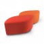 Wave Leaf Ottoman