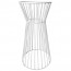 Wire Outdoor Bar Table Base Outdoor White