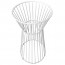 Wire Outdoor Bar Table Base Outdoor White