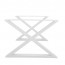 X Steel Bench Seat Legs