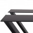 X Steel Table Legs Set of 2