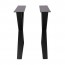 X Steel Table Legs Set of 2