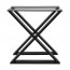 X Steel Table Legs Set of 2