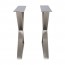 X Steel Table Legs Set of 2