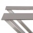 X Steel Table Legs Set of 2