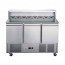 XGNS900E FED-X Two Door Salad Prep Fridge With Marble Top - XGNS900E