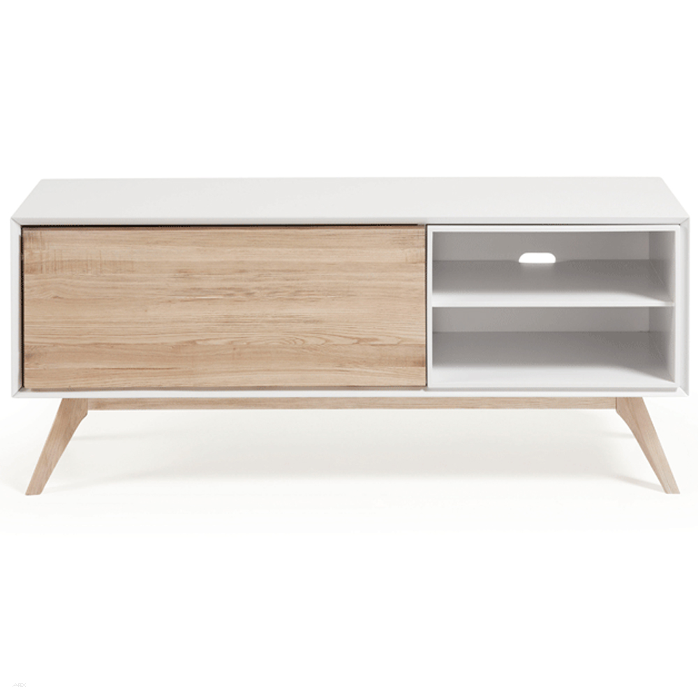 Adi Tv Cabinet Ash Wood Scandinavian Style Furniture Barons Furniture